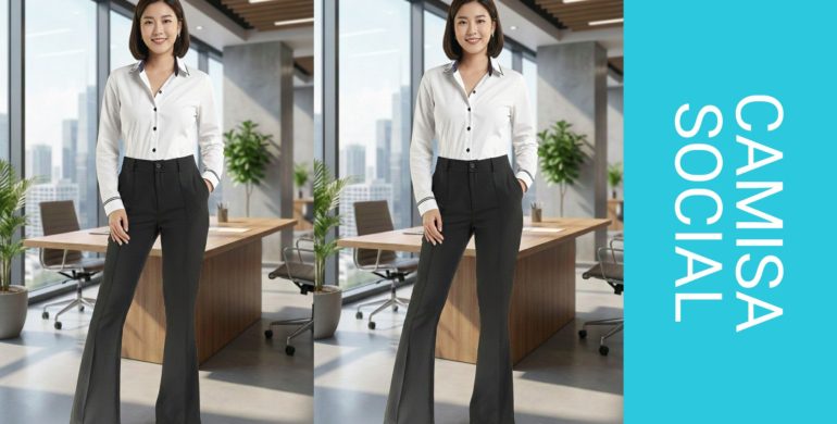 Camisa social feminina